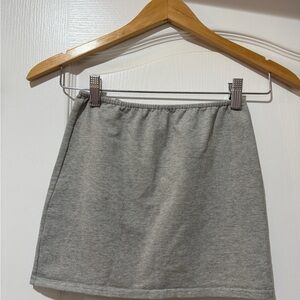 Edikted light Grey mini skirt